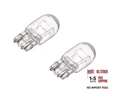 2 PCS T20 7443 1891 21/5W Clear Glass Turn Signal Stop Brake Tail Light-Bulbs