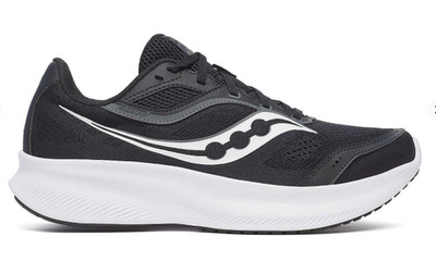 Saucony Cohesion 18 Wide Fit Running Comfort Athletic Shoes Black Cameo Men 8W