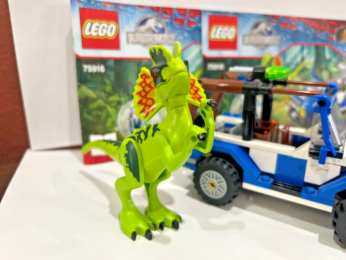 75918 LEGO Jurassic World T-Rex Tracker, 95%complete w/manuals and