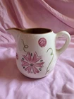 1950's Vintage Rare Stangl Pottery Carnival Creamer & Ceramic Small  Creamer