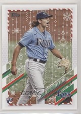 2021 Topps Holiday WalMart Mega Box Metallic Brent Honeywell Jr #HW24 4z8