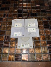 5x Controller Paks NUS-004 OEM Official Nintendo 64 Memory Card