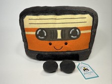 Jellycat AMUSEABLES CASSETTE TAPE New BNWT RETIRED Soft Plush Toy