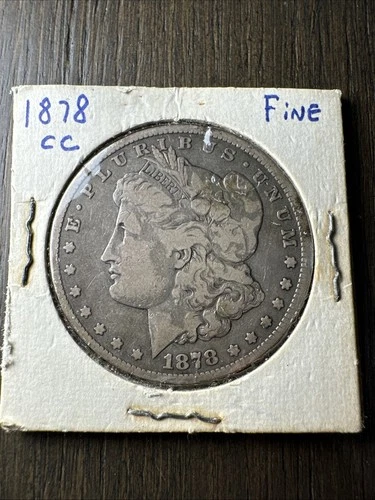 1878 CC Morgan Silver Dollar Good Details F