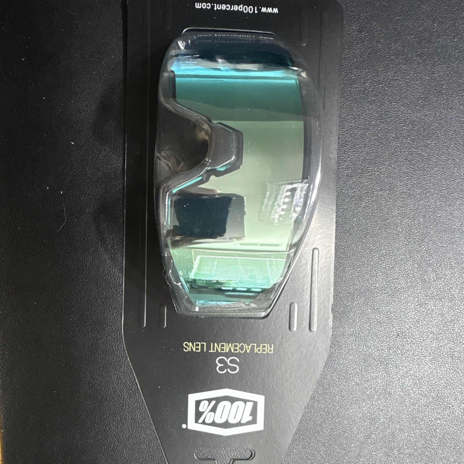 100% S3 Replacement Lens Blue Topaz Mirrored 100% UV Protection - product detail image 2