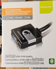 Iogear GCS42UW6 2-Port Compact USB KVM Switch