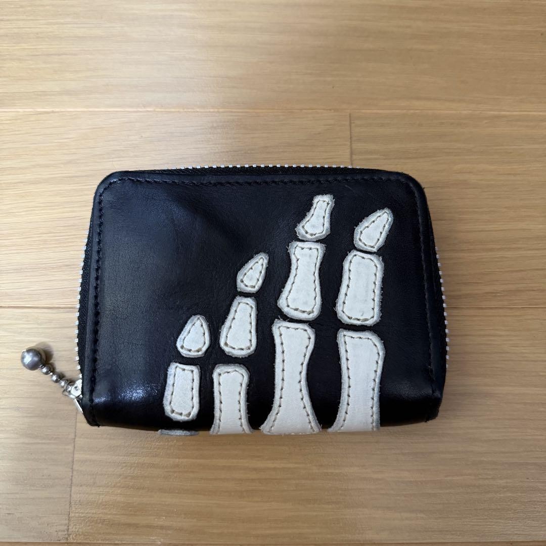 Kapital Bone レザー ウォレット　パープル　財布 ボーン 骨 Kapital Bone Leather Wallet, Used, Stylish Design, Original