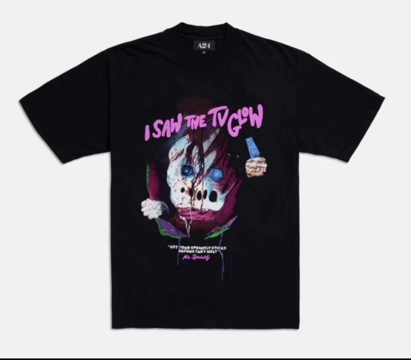 I Saw the TV Glow The Curse Of Mr. Sprinkly Tee Size Large L 100% Authentic A24