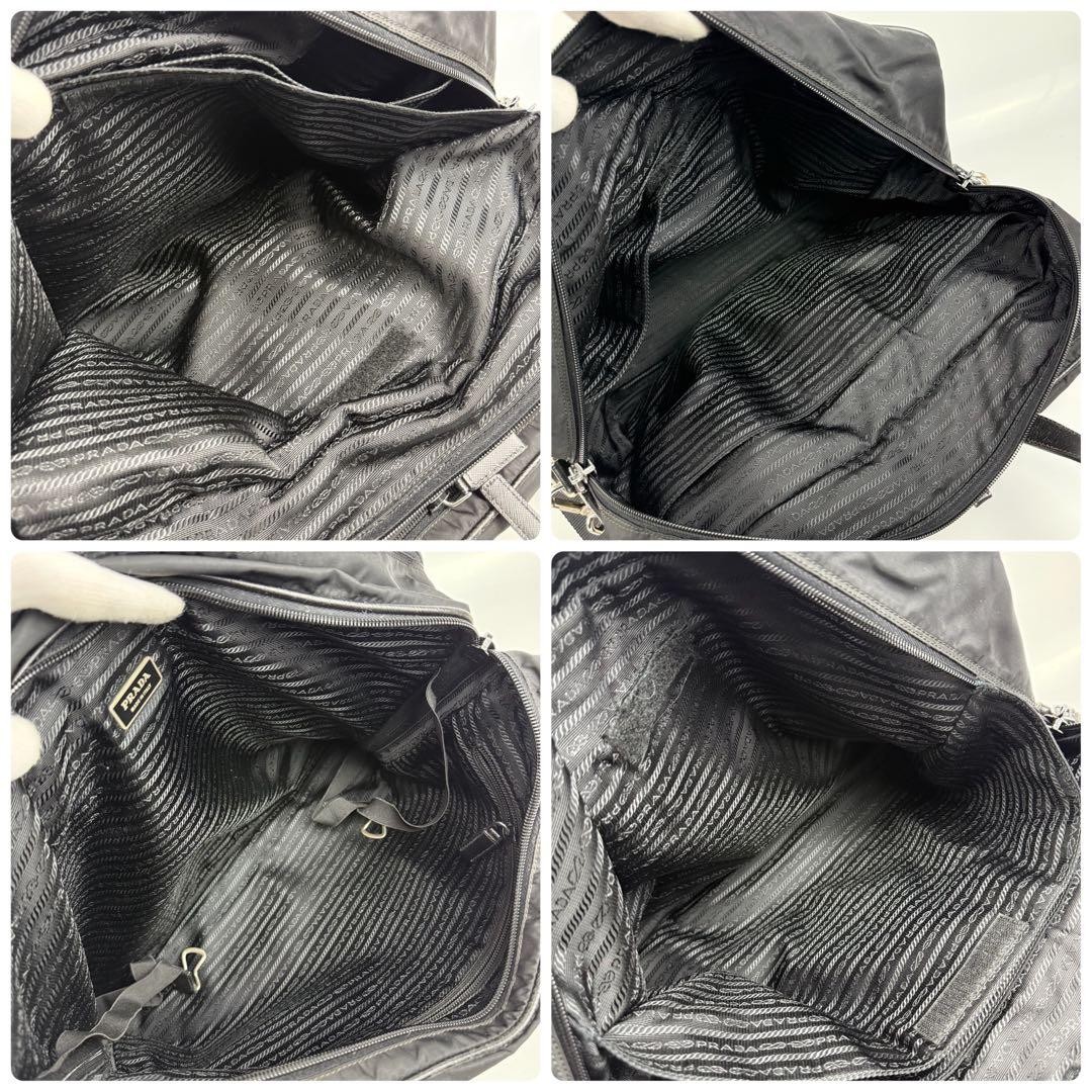 PRADA Business Bag with Shoulder Nylon Black Authentic thumbnail 16