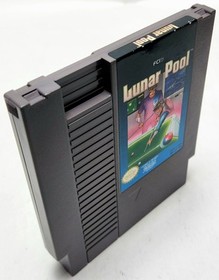 Nintendo NES Game Bundle 4-Lot Rad Racer, Iron Sword, Top Gun, Lunar Pool TESTED