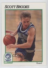 1991-92 NBA Hoops Minnesota Timberwolves Sheet Singles Scott Brooks 0q3