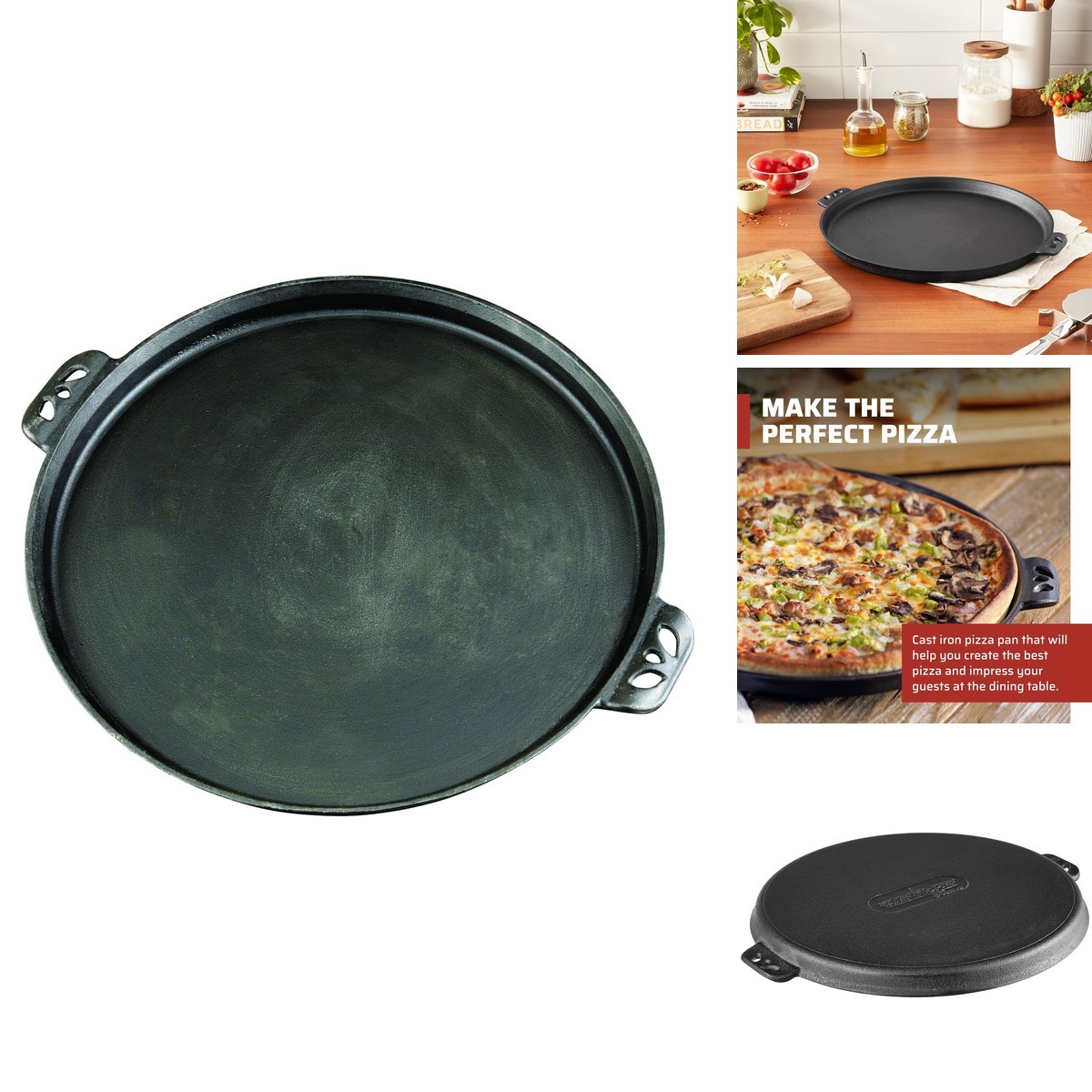 Camp Chef CIPZ14 14-Inch Cast Iron Pizza Pan