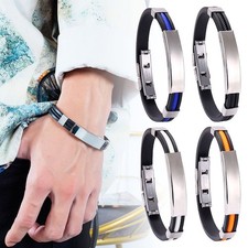 Titanium Detox LymphUnclog Wristband Men Bracelets for Energy JQ