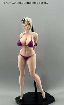 PawPawDoll DK001A 1/6 Female Pale Sexy Plump Large Bust Flexible Body 12''Figure