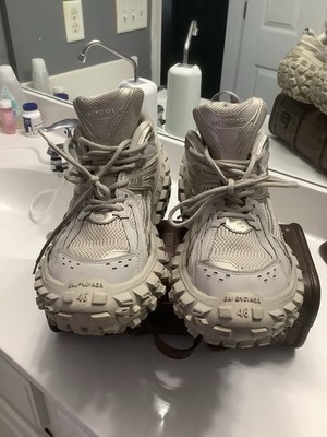 BALENCIAGA BOUNCER DEFENDER SNEAKER MEN IN BEIGE COLOR SIZE 13