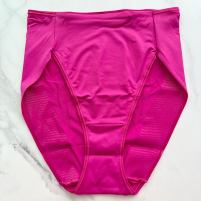 Soma Vanishing Tummy High-Leg Brief Panty Pink Cosmo SZ S/M/L/XL
