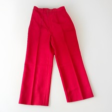 Levi Strauss Red Pants Women  s Vintage High Waist Straight Leg Size 10/11