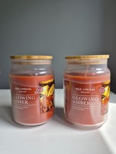 Wax Lyrical Large Candle-Glowing Amber X2