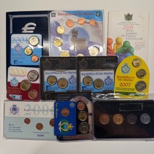 Numinook: 12 x San Marino Euro/Campione/Metallo Pregiato KMS Collezione