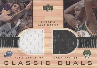 2001-02 Upper Deck - Gary Payton John Stockton #JS/GP for sale | eBay