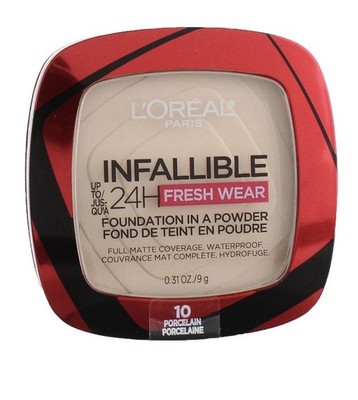 L'Oreal Paris Infallible Up to 24H Fresh Wear Foundation Powder 10 Porcelain