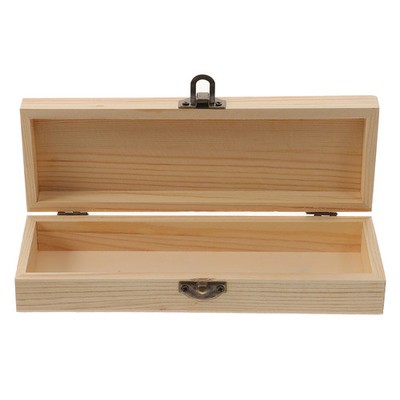 Große Holz Federmäppchen Box Stiftaufbewahrung Kinder Schulorganizer
