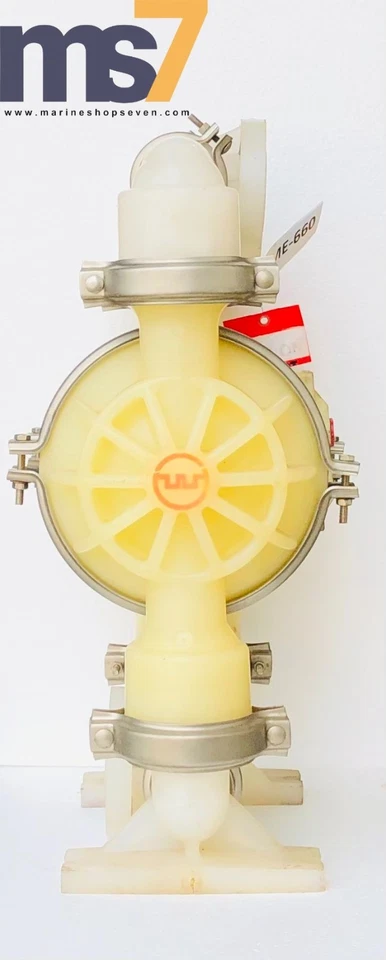 WILDEN PUMP 8 PP POLYPROPYLENE/PLASTIC DOUBLE DIAPHRAGM/TRANSFER PUMP -TF - Image 4 of 4