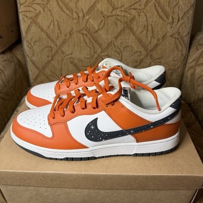 Nike Dunk Low Night Sky Starry Swoosh Campfire Orange FV6909-800 Men s Size 12