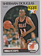 Sherman Douglas Miami Heat Guard 1990-91 NBA Hoops