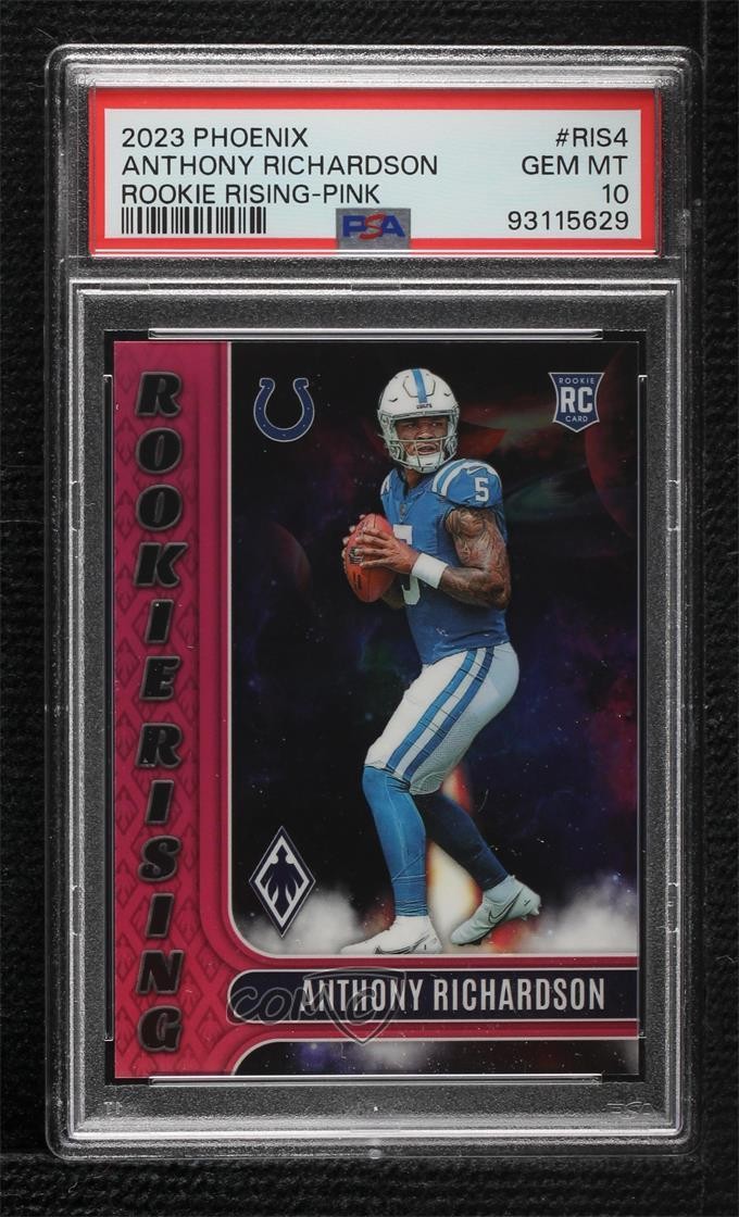 2023 Phoenix Rookie Rising Pink 56/175 Anthony Richardson PSA 10 GEM MT RC 8uc