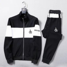 Black and white tracksuit