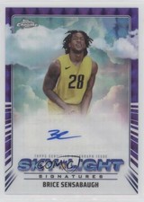 2024 Topps Chrome Purple Geometric Refractor Brice Sensabaugh #SLS-BS Auto 1n9r