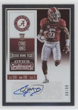 2016 Contenders Draft Picks College Bowl Ticket 90/99 Cyrus Jones #260 Auto jj0