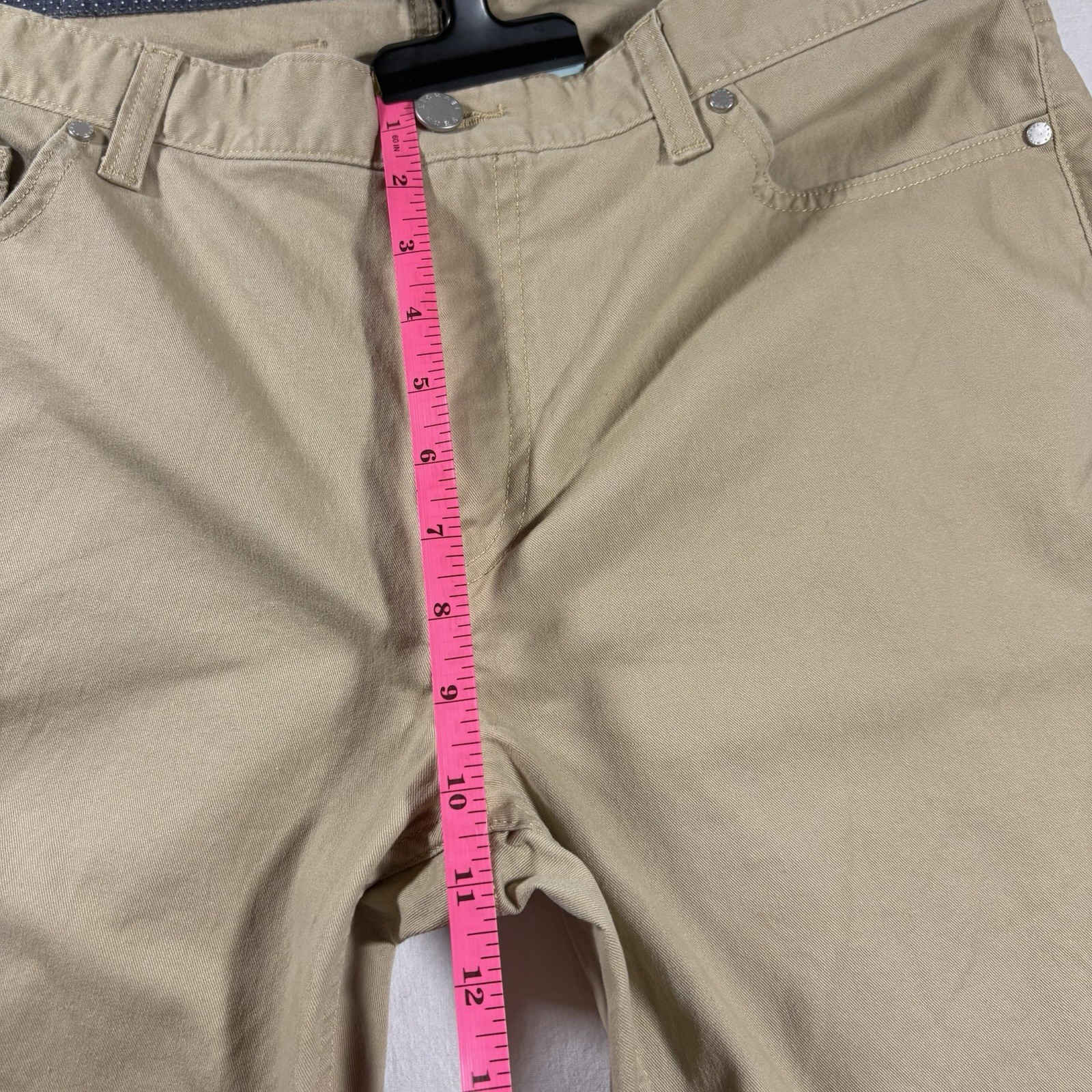 Michael Kors Men’s Slim Fit Khaki Pants Size 36 Tan Stretch Casual  thumbnail 3