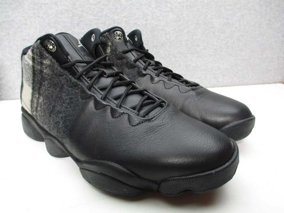 Jordan Horizon Zapatillas bajas premium de cuero de lana de hueso claro Zapatos para hombre Talla 9 Foto 3 de 4