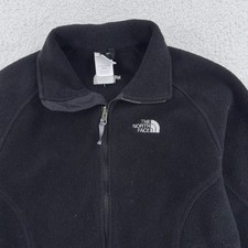 The North Face Fleece Jacket Womens Medium Black Full Zip Winter Sweater Warm