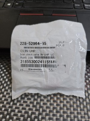 NEW Shimadzu 228-48249-92 Inlet Check Valve IN-XR for HPLC - Sealed