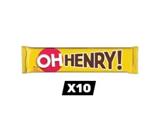 10 x OH HENRY Chocolate Candy Bar Hershey Canadian 58g each - FREE SHIPPING