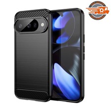 AMZER Brushed Carbon Fiber ShockProof Rugged Ultra Slim Fit TPU Case