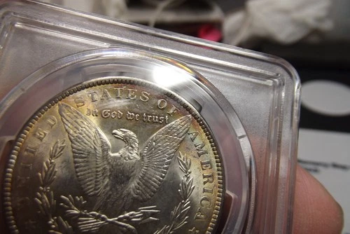 1890-P Morgan Silver Dollar Freshly graded  PCGS MS61 Beauty!