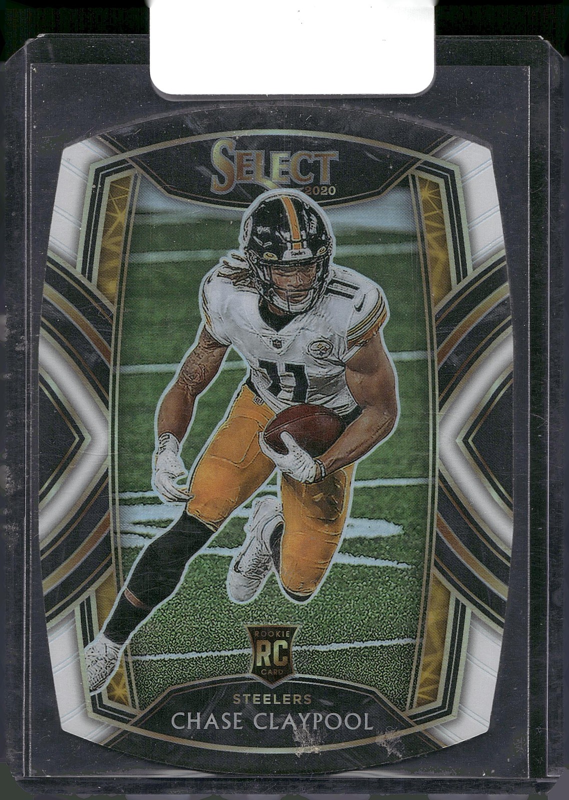 2020 Panini Select #270 Chase Claypool White Prizm Die Cut