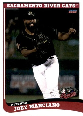 2022 Sacramento River Cats Choice #19 Joey Marciano Carbondale Illinois IL Card