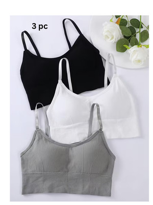 3pc Women'S Sports Bras, Suitable for Fitness running backless workout bra