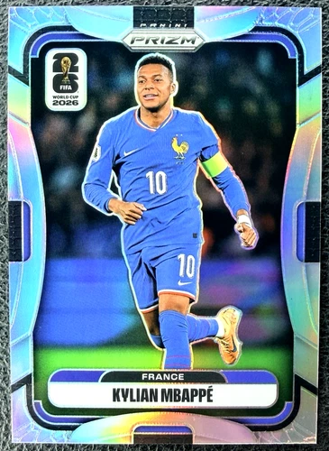 2026 Panini Prizm FIFA World Cup Kylian Mbappe Silver Prizm #40 France