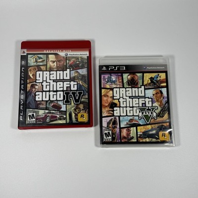 GTA 4 And 5 PS3 Both CIB w/ Manuals Atomic Boom Code Tested Working