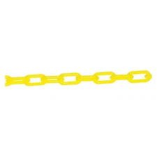 Manufacturer Varies Plastic Chain, Yellow, 500 ft Length, Gloss 30002-500