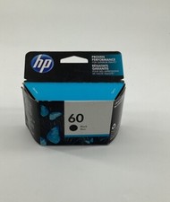 HP 60 Black Ink Cartridge OEM Genuine Sealed CC640WN EXP 12/23