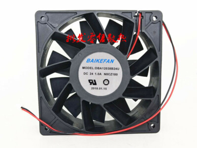 1PC BAIKEFAN DBA12038B24U 12038 12CM 24V 1.0A Gale volume inverter cooling fan #