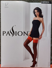 Vintage Pantyhose Passion Stockings Color White Size 3/4 BFRIP2