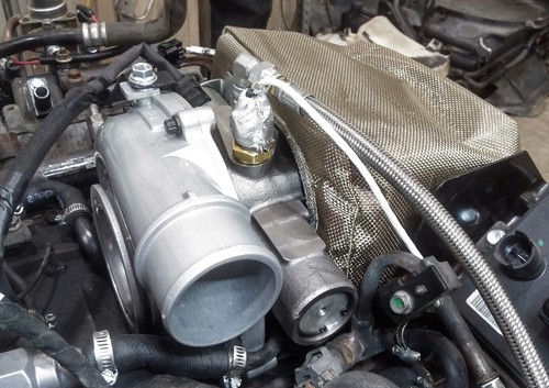 Cubierta de protección térmica manta turbina turbo para 6,6 L LLY/LBZ/LMM/LML 2005-16 Duramax - Imagen 4 de 5